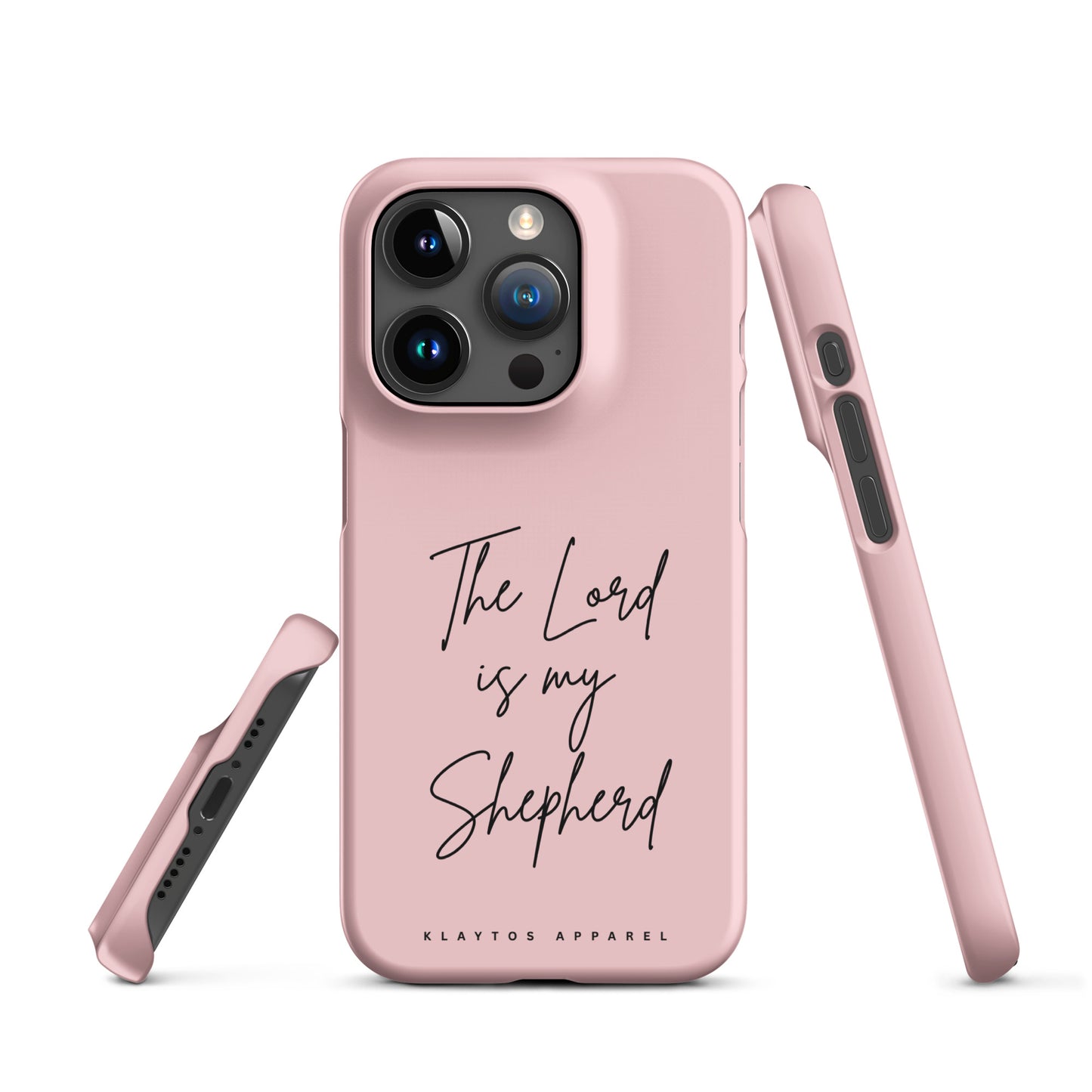 MY SHEPHERD | Psalm 23:1 Snap case for iPhone® (Light Pink)
