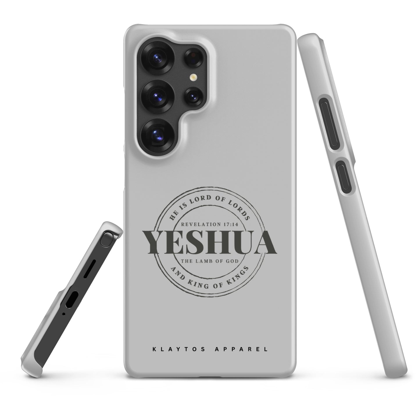 YESHUA | Revelation 17:14 Snap case for Samsung® (Light Grey)