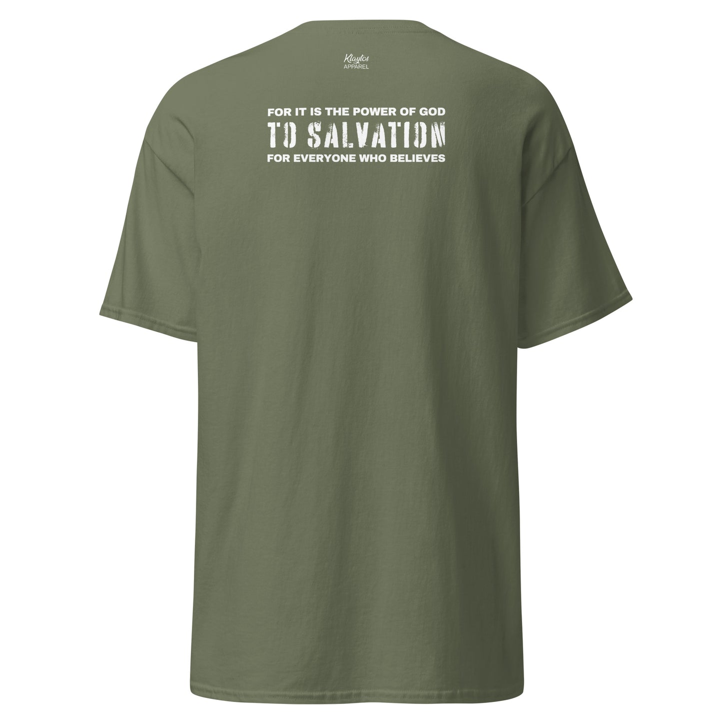 I AM NOT ASHAMED | Romans 1:16 Military Green T-Shirt