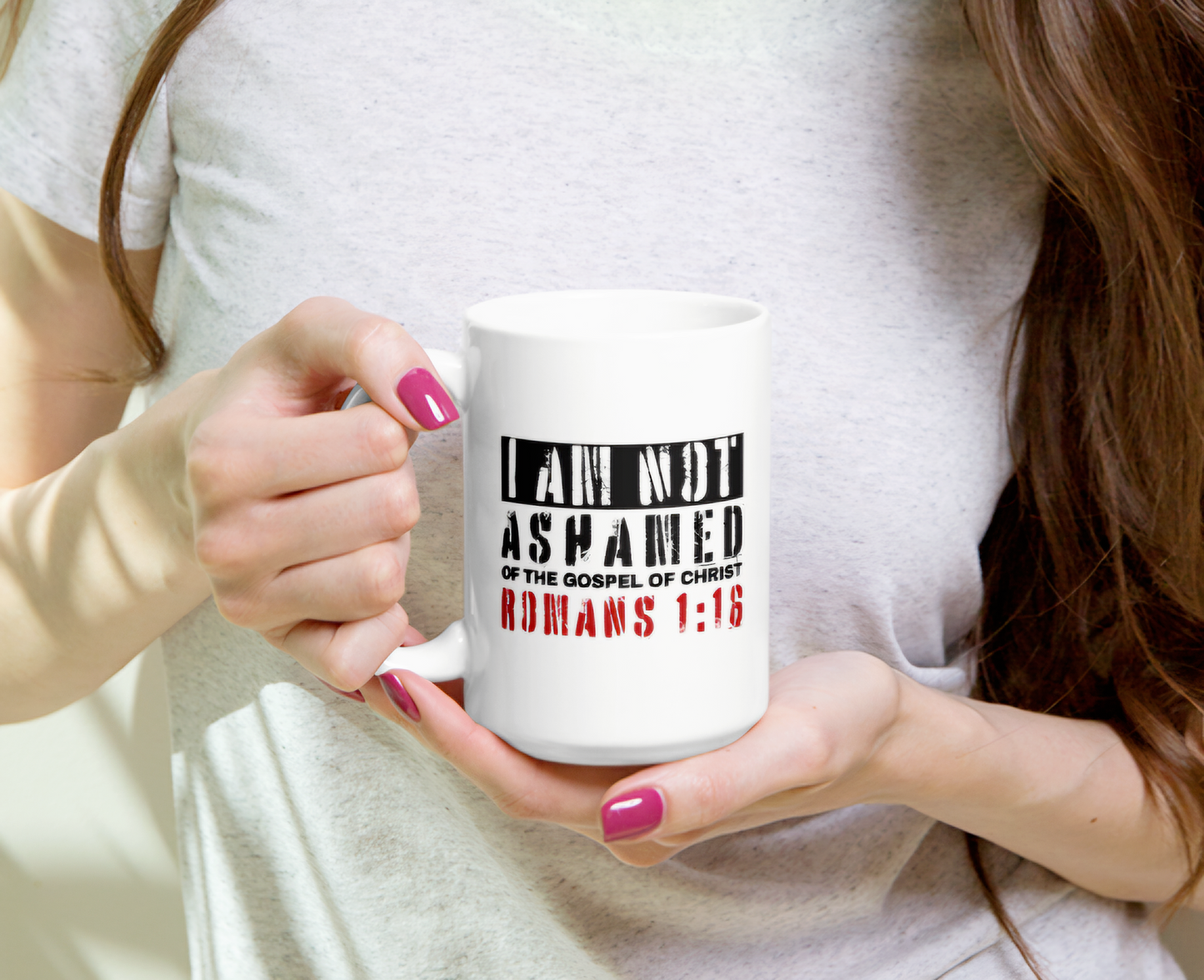 I AM NOT ASHAMED | Romans 1:16 (15oz Mug) (NEW)